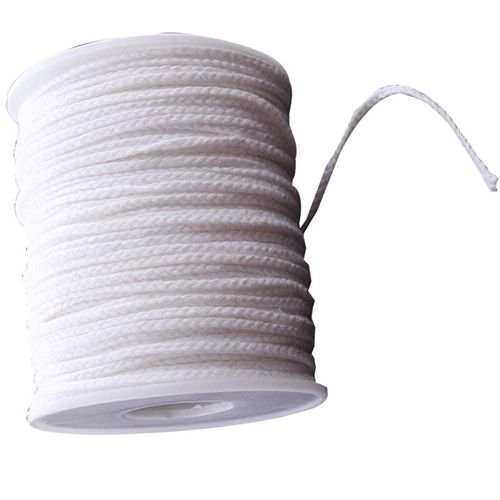1 Roll 200 Feet 61M White Woven Cotton Candle Wick , for DIY Candle Making  Material Smokeless Wax Pure Cotton Core 