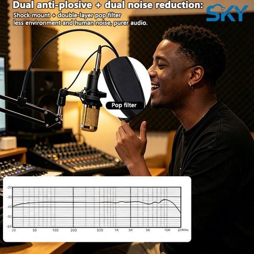 Generic V8 Sound Card Live Microphone Set Universal for Mobile and PC Live Streaming - image 3