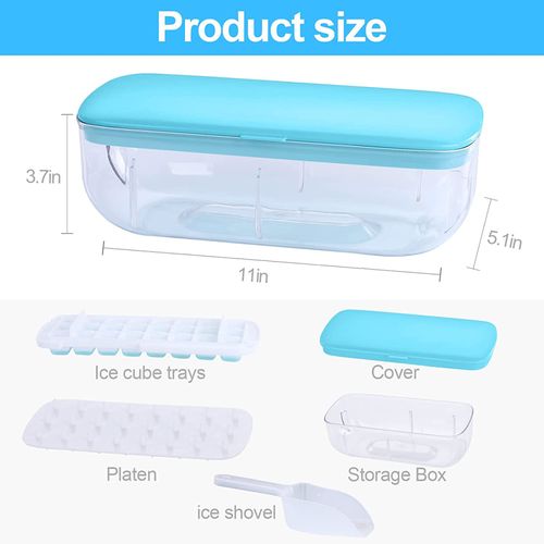 Generic Silicone Ice Cube Tray For Freezer - image 2