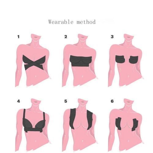 Fashion Push Up Bra, Breast Tape, Booby Tape 5cm*5