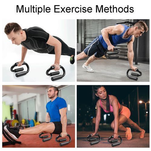 Generic 1Pair S-Type Push Up Bars Push-ups Handles Push Up Stand Bar - image 2