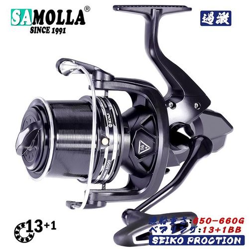 Generic Fishing Reel Distant Wheel Sea Surf Spinning Reels Carbon Drag 27kg  131bb Saltwater Boat Coil Accesorios Open Face Carretilha