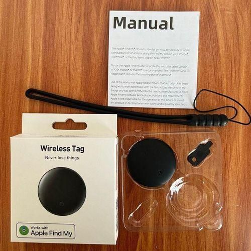 Generic iOS FindMy Tracker Device Suitable For, Car, Vehicles, Locator Tracker -Black