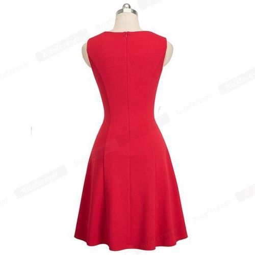 product_image_name-Fashion-Women lady girl high quality Flare A line dress-2