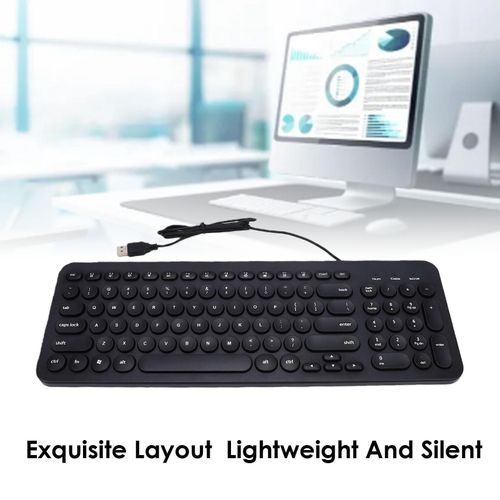Generic Keyboard 78-key Mini Keyboard USB Powered Wired,Lightweight and Silent - image 4