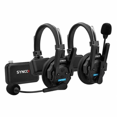 Generic High standard SYNCO XPro Wireless Full-Duplex Intercom Headset System With 2 Headsets & Base Station