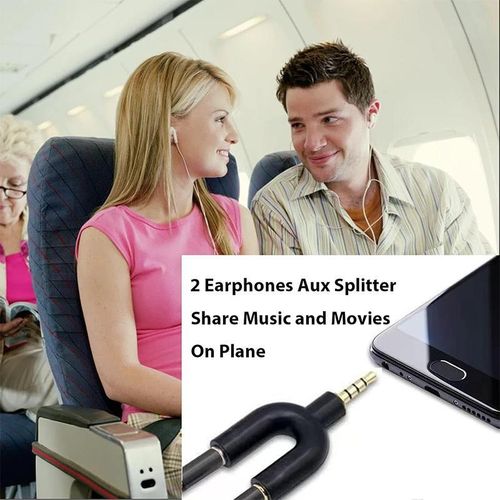 product_image_name-Generic-4 Pack U-Shape Dual 3.5mm Jack Splitter, Headphone and Mic-6
