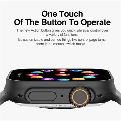 Generic Series 10 Ultra3 7-in-1 Strap 2.2" Bluetooth Call Full Touchscreen Smartwatch- For Android and iOS - image 2