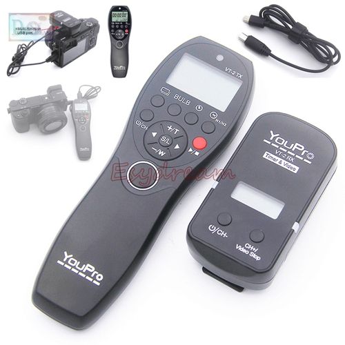 Video Timer Remote Control + Multi-Terminal Cable As RM-VPR1 For Sony A1 A9 A7 A7R V IV III A6500 A6600 RX100 M6 M7 ZV1