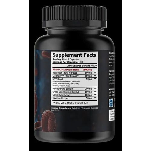 product_image_name-Tikva-BEET ULTRA Nitric Oxide Booster - 60 Capsules-5