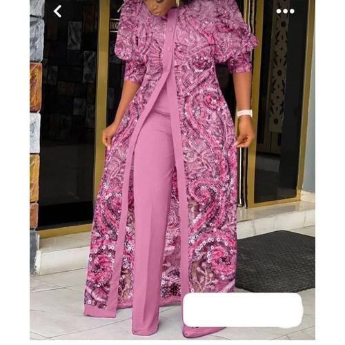 product_image_name-Fashion-GORGEOUS LACE KIMONO GOWN AND PANT-3