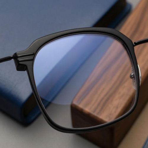 Fashion Anti-Blue Light Protection Reduces Eye Strain - Matte Black Frame - image 2