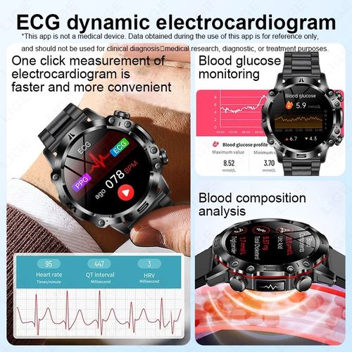 product_image_name-Generic-ECG Smart Watch AMOLED Screen Outdoor Sports Temperature Monitoring Health-3