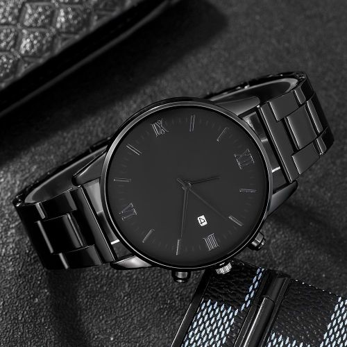 product_image_name-Aprillan-4pcs Quartz Watches Bracelet Men Watch Set Business Calendar-5