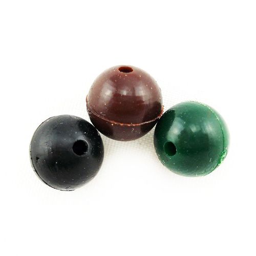 Generic Shared With Fish 50PCS Of Lot 8mm Round Soft Rubber Beads