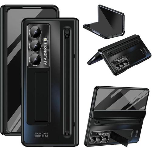 Generic Samsung galaxy Z fold 4 leather case - image 3