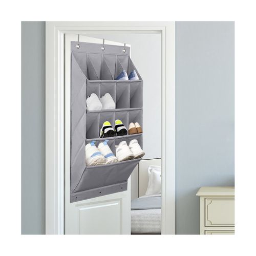 28 Grids Over Door Shoe Organizer Rack Closet Hanging Storage