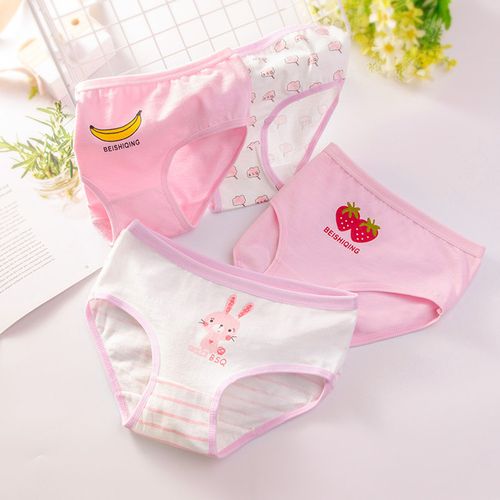 Fashion Girl Underwear 6 Units / Lot Cotton Underwear Girl Underwear