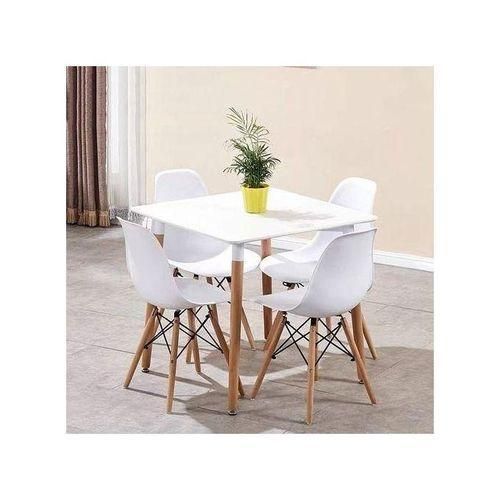 Generic SQUARE Luxury Dinning Round Table + 4 Sitting Chairs