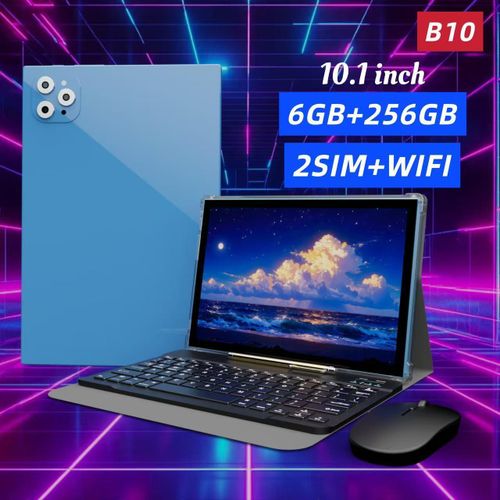 product_image_name-Sail Air-2 in1 Laptop Tablet Pc 10.1 inches 6GB+256GB High Definition Unbreakable Screen- blue-1