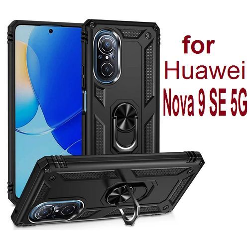 product_image_name-Generic-Huawei Nova 9 SE 5G - ShockProof Case (Pouch) With Magnetic Ring Holder/Stand-1
