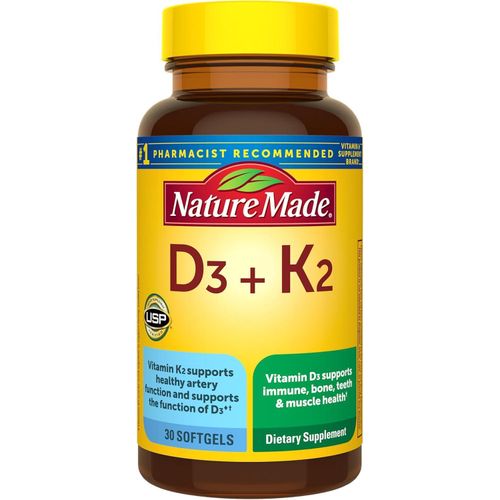 product_image_name-Nature Made-Vitamin D3 + K2, 5000 IU, 30 Softgels-1