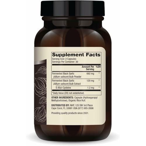 product_image_name-Dr Mercola- Fermented Black Garlic 400 mg, 60 Capsules-2