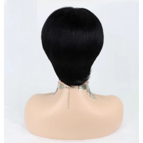 product_image_name-Generic-Hair Wig Soft And Short Hair Wig - Black-2