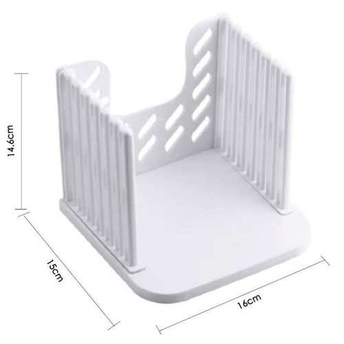 Collapsible bread slicer, adjustable toast slicer tool, plastic