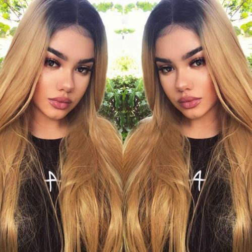 black and gold wig