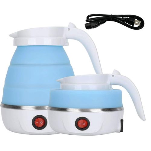 Generic Collapsible Electric Kettle - Silicone Mini Portable Foldable Kettle for Home Travel Office - image 7