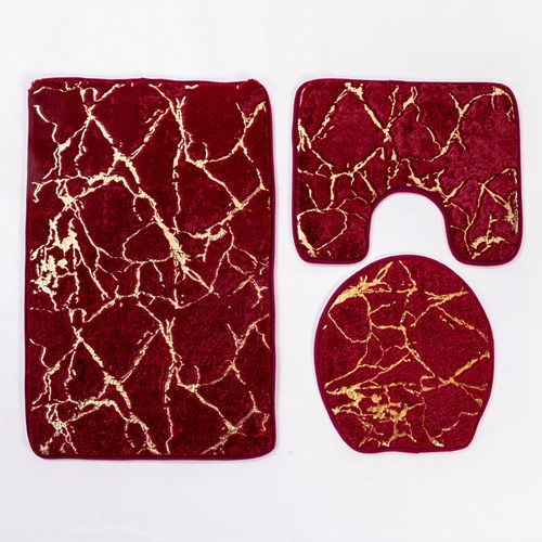 Generic 3 In 1 Toilet / Bathroom Footmat