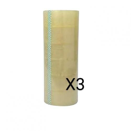 Generic Plain Cellotape Packaging Tape 100 Yards - 3 Rolls