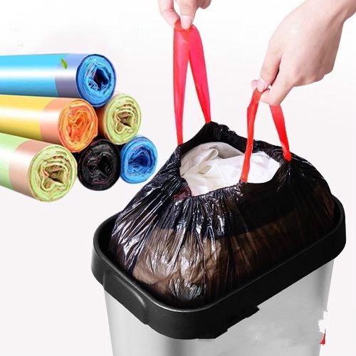 Disposable Garbage Bags Roll  Plastic Trash Bags Pouch
