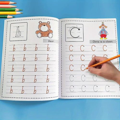 product_image_name-Digabi-Kids Alphabet Tracing Coloring Book 26 Letters Upper Lower Case Pen Control Early Learning Writing Practice-2
