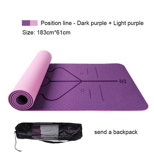 Extra-Thick Premium Yoga Mat, 6 mm, Dual-Textured