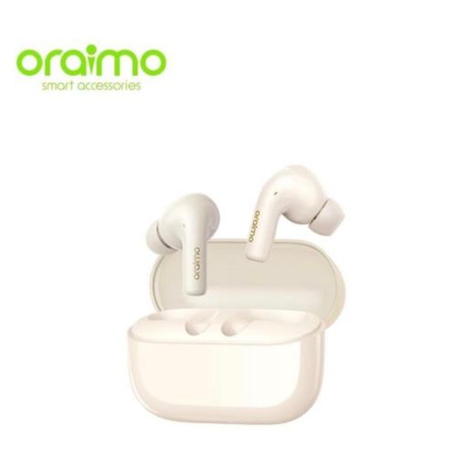Oraimo SpaceBuds Z True Wireless Earbuds with Spatial Audio ANC light gold