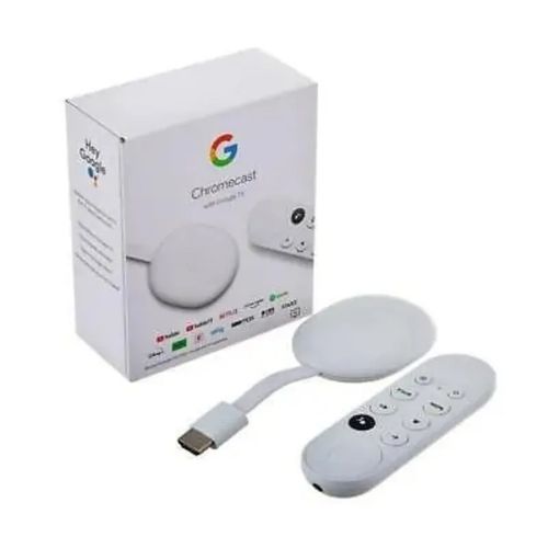 Google Chromecast with Google TV (4K) (Snow)
