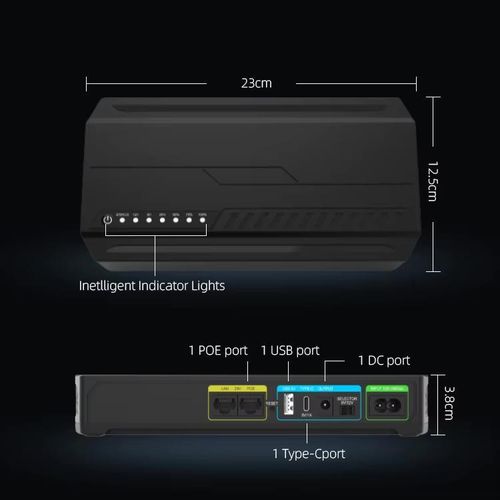 Generic SKE POE-930P-LFP 24000mAh 18W Mini DC UPS - image 4