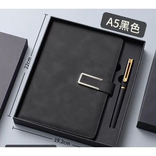product_image_name-Generic-LUXURY GIFT SET Business Notebook A5 Notepad Journal Leather pu Office Diary Signature Pen Set Gift Box - Luxurious Gift Box Set for Men and Women Office Notebook With Pen Gift for Her Him Gift for Men women-3