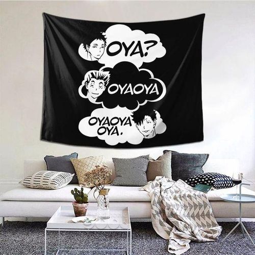Generic Oya Oya Oya Haikyuu Tapestry Table Cloth Kuroo Anime Bokuto Oya Manga Shoyo Volleyball Wall Cloth Polyester Beach Mat Vintage Jumia Nigeria