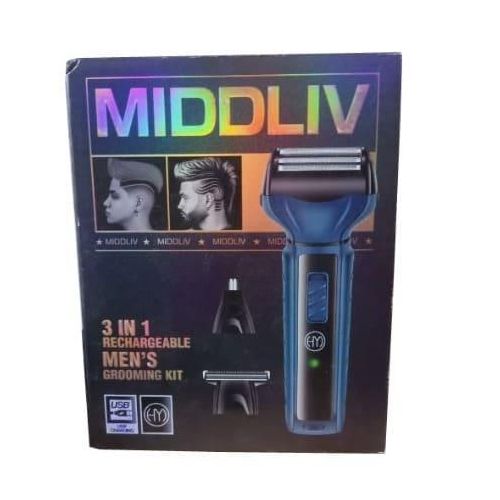 Generic MIDDLIV 3in1 rechargeable men's grooming's kit