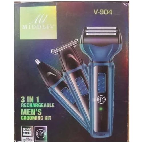 Generic MIDDLIV 3in1 rechargeable men's grooming's kit - image 2