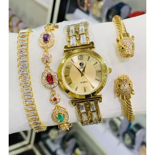 Gold wrist watch jumia best sale