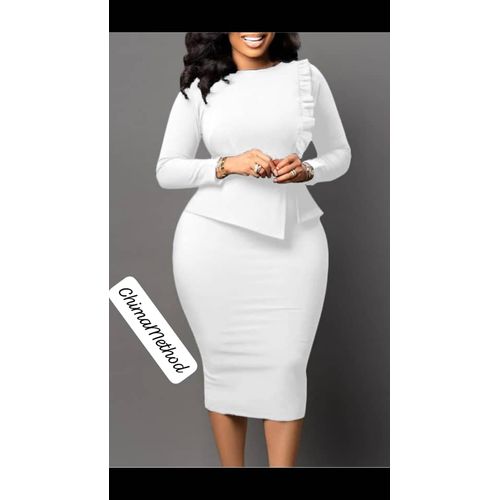 Generic White Quality Ladies Corporate Dress Jumia Nigeria