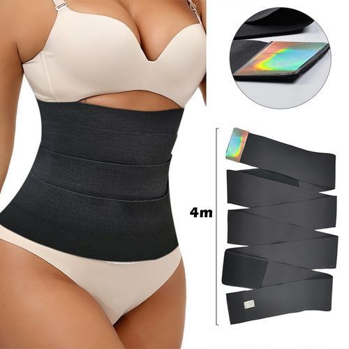 Generic Tummy Wrap Body Shaper Waist Trainer Shaperwear Belt Women Slimming  Tummy Belt Corset Top Stretch Bands Cincher