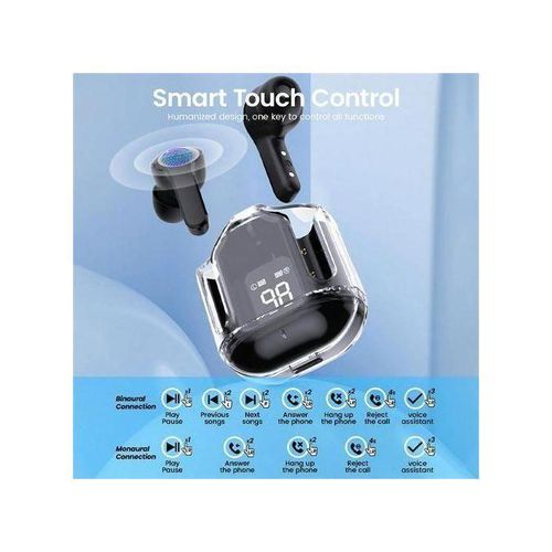 Generic Ultrapods Max Wireless 5.3 TWS Earbuds - Black - image 4