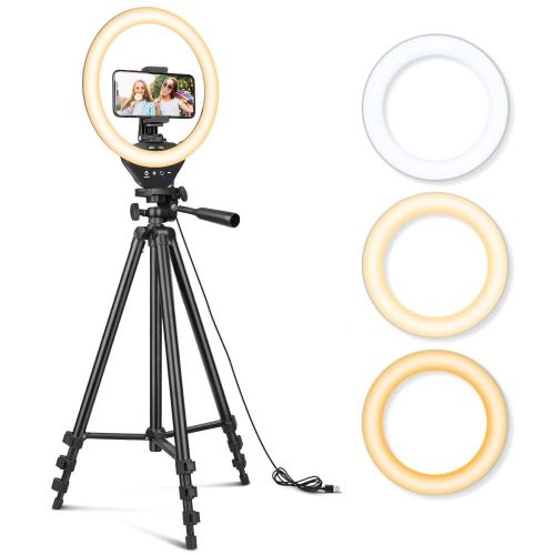 Amazon.com: Full Screen Key Light for Streaming, Led Video Recording  Lighting with Stand and Phone Holder, Professional Ring Light Kit with  Stepless Dimming for Photography/Game Streaming/Makeup/TikTok/YouTube :  Cell Phones & Accessories