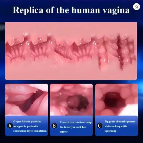 product_image_name-Generic-Vibrator Masturbation Cup, Blowjob, Realistic Vibration, Vagina, Super Sexual Experience, Male Masturbator, Erotic Toys, Sex Toys For Men - Realistic Soft Vaginal Anus Male Masturbator Oral Sex Real Deep Throat Masturbation Aircraft Blowjob Cup-4