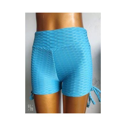 YOGA SHORT Tight-fitting shorts gym spinning sports pants peach